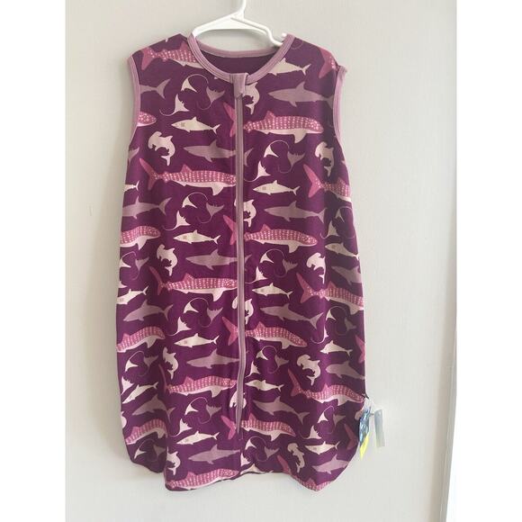 Kickee Pants Bamboo Melody Sharks Bag Sleep Sack 0-6 Months New - Picture 1 of 5